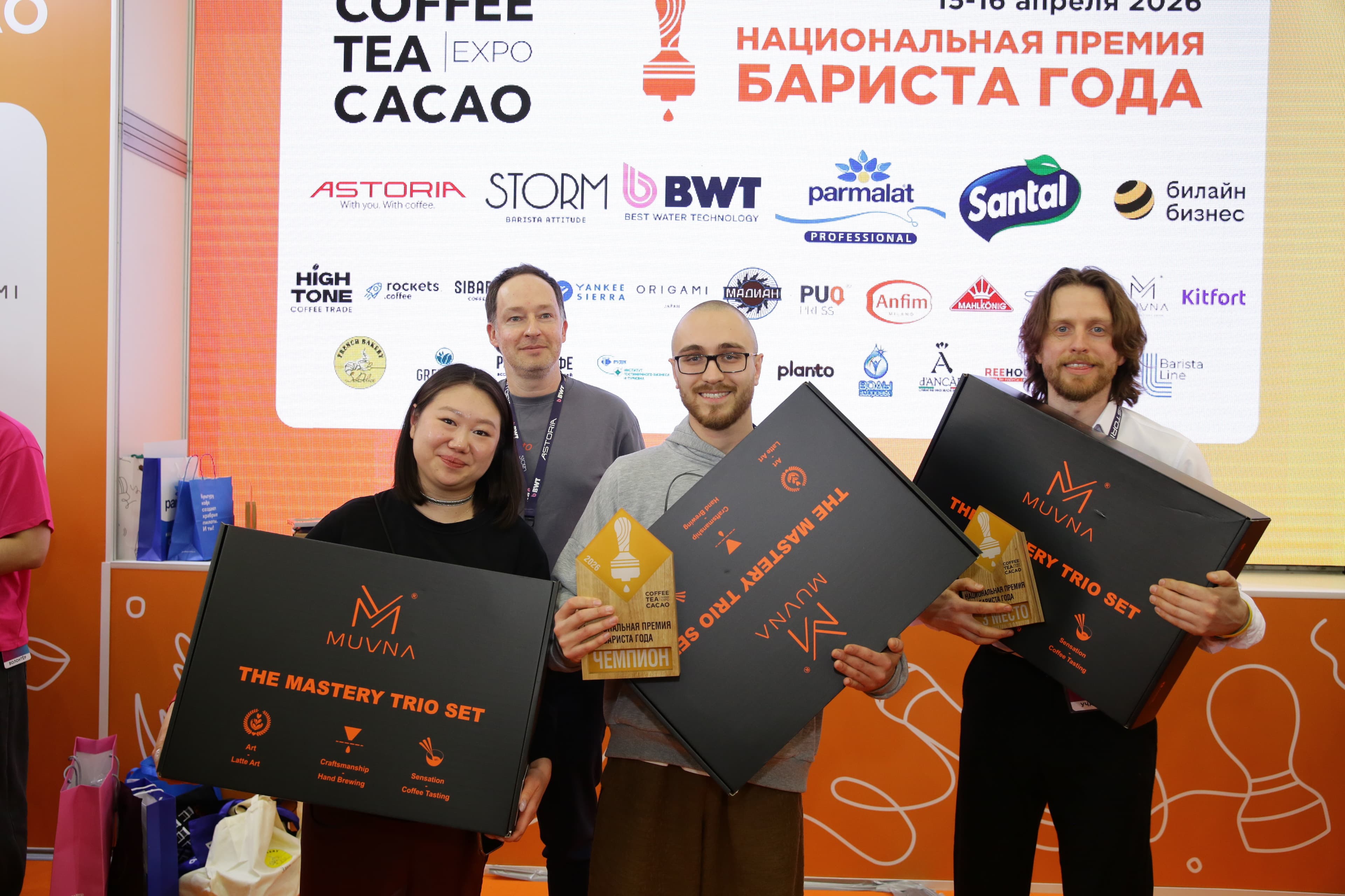  Результаты чемпионата «Бариста года»